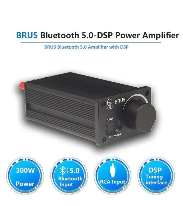 Alt view image 2 of 3 - TPA3255 Bluetooth 5.0 DSP Amplifier 2X300W Stereo Audio Moudle BP1048B2 20 bands EQ adjustment