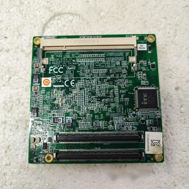 Alt view image 2 of 2 - ETX Motherboard Equipment Motherboard Works ly SOM-6763 A1 SOM-6763D