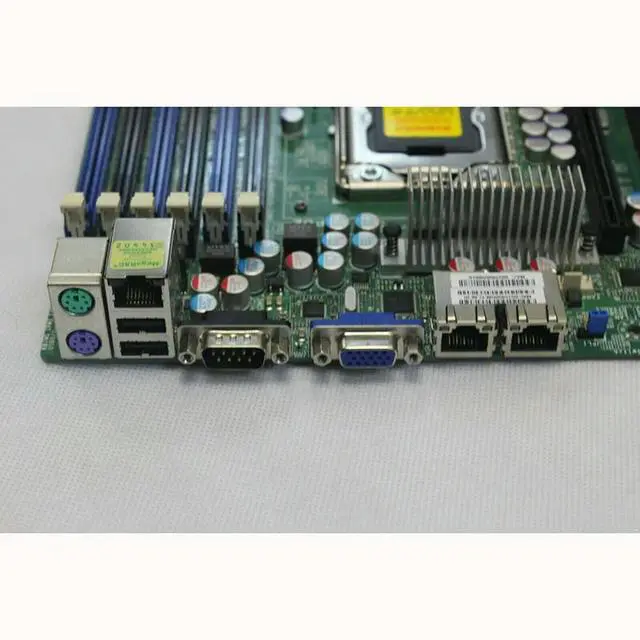 Alt view image 3 of 3 - Server Motherboard 7*PCI-E X5520 LGA-1366 X8DTH-IF