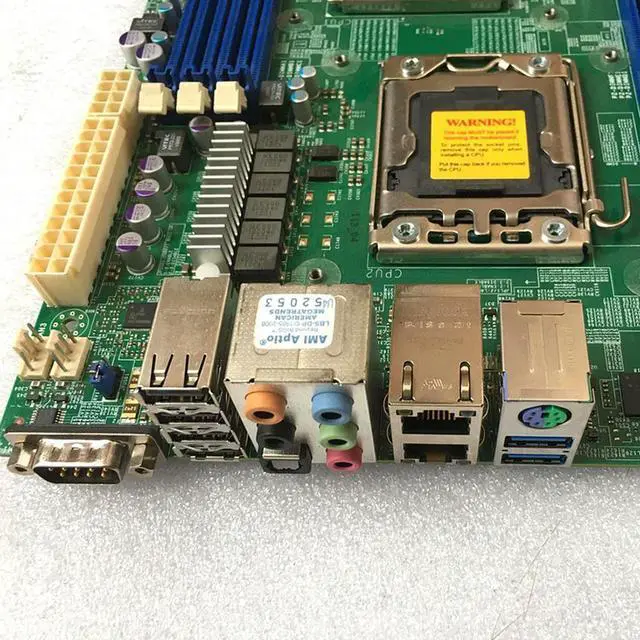 Alt view image 3 of 3 - Workstation Motherboard LGA 1356 C602 DDR3 Xeon Processor E5-2400 and E5-2400 v2 X9DAL-3