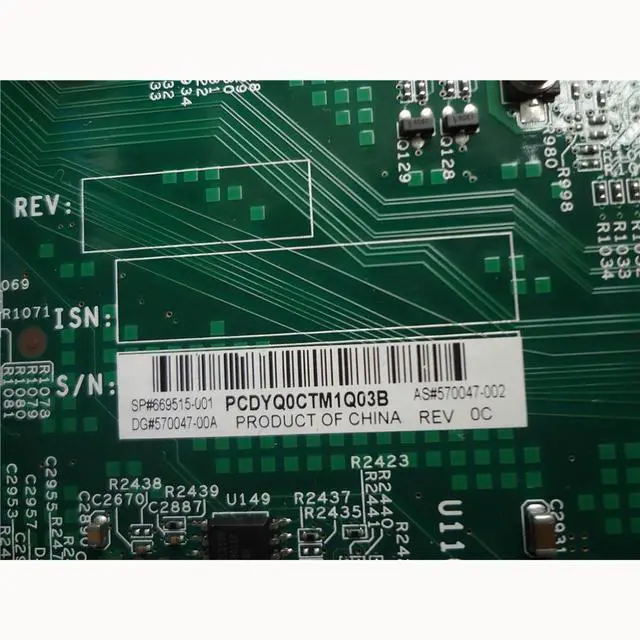 Alt view image 2 of 3 - DL385 G7 669515-001 570047-002 Server Motherboard