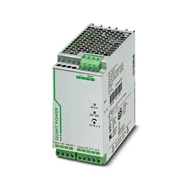 Alt view image 2 of 3 - QUINT-PS/3AC/24DC/20 QUINT POWER For Phoenix Switching Power Supply Output 24VDC/20A 2866792