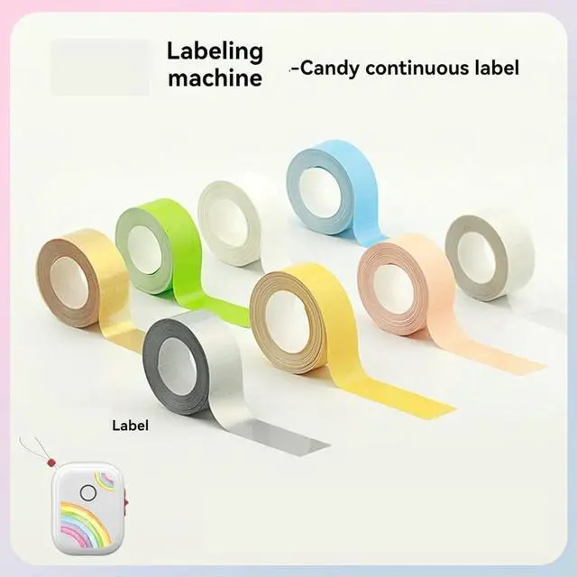 Main image of Thermal Printer Mini Printer With Stickers Printer For Office Home