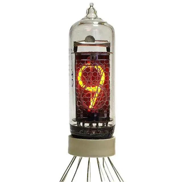 Alt view image 3 of 3 - Imported Glow Tube IN14 Rust-Free Former Soviet Union Electronic Glow Clock IN8 IN12 IN18
