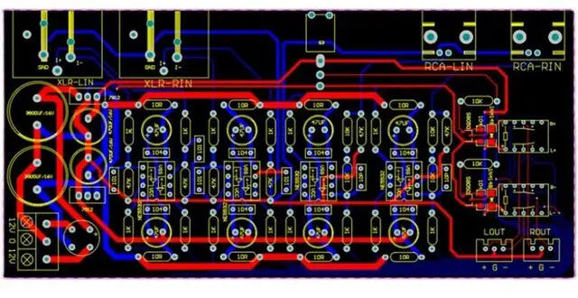 Alt view image 3 of 3 - Nvarcher two channels unbalanced input to balanced output board