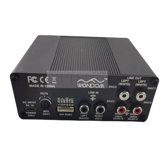 Alt view image 2 of 3 - ADAU1701 2.1 4.0 DSP digital Signal Processing Preamplifier 2 in 4 out electronic dual-frequency subwoofer support Sigmastudio