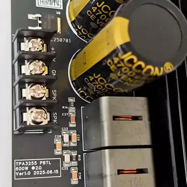 Alt view image 3 of 3 - TPA3255 parallel 600W mono high power amplifier board PBTL