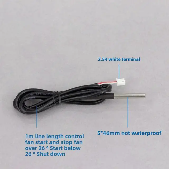 Alt view image 2 of 2 - Ice Machine Snowflake Machine Spray Type Moon Ice Cooling Fan Sensor Control Fan Start And Stop 2510K Condenser Sensor