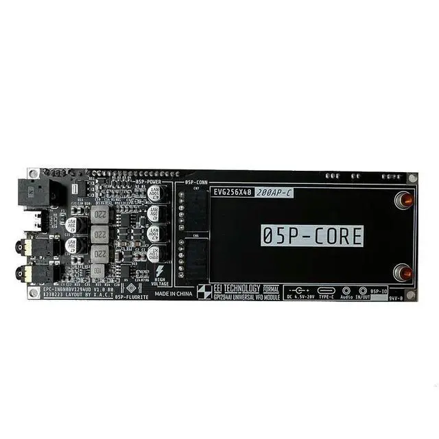 Alt view image 3 of 3 - Nvarcher 6.1 Inch 256x50 VFD Phosphor Screen Graphic Dot Matrix Display Module Supports STM32 Development