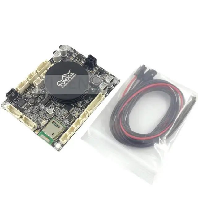 Alt view image 3 of 3 - (1 piece)2 x 50 Watt Class D Audio Amplifier Board w BT 5.0 QCC3034 & ADAU1701 DSP-JAB3 + For Home Speaker DIY
