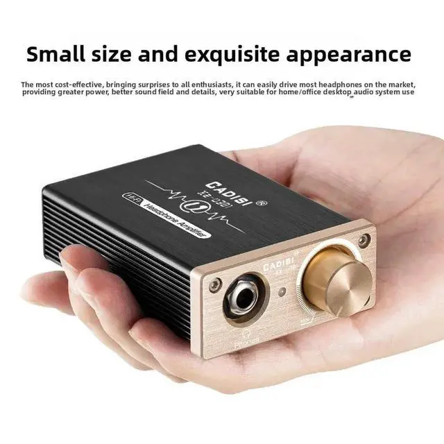 Alt view image 2 of 3 - Large thrust desktop headset amplifier, Class A headset amplifier, linear headset amplifier,amplifier