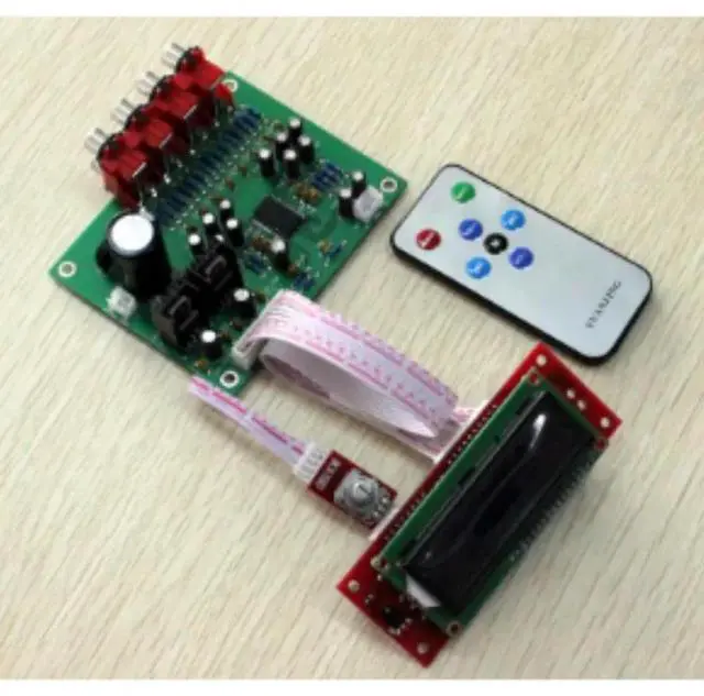 Alt view image 2 of 3 - YJ0035-LC75342 Remote Control Preamp Electronic Tone (Adjustable High and Low Bass)