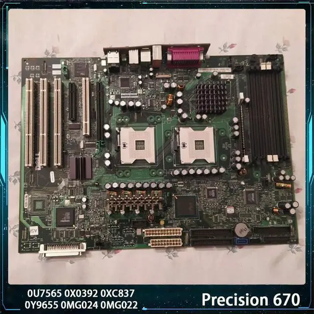 Alt view image 2 of 3 - Precision 670 Motherboard 0U7565 0X0392 0XC837 0Y9655 0MG024 0MG022 U7565 X0392 XC837 Y9655 MG024 MG022