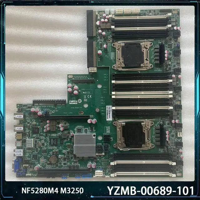 Alt view image 2 of 3 - YZMB-00689-101 NF5280M4 M3250 Two-Way Server Motherboard Works ly