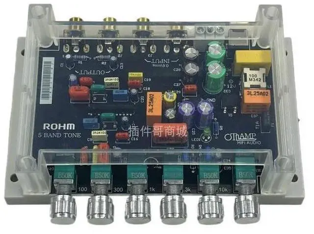 Main image of 5-segment pitch fever pre stage ba3822 equalizer tuning board hifi preamplifier ultra DSP