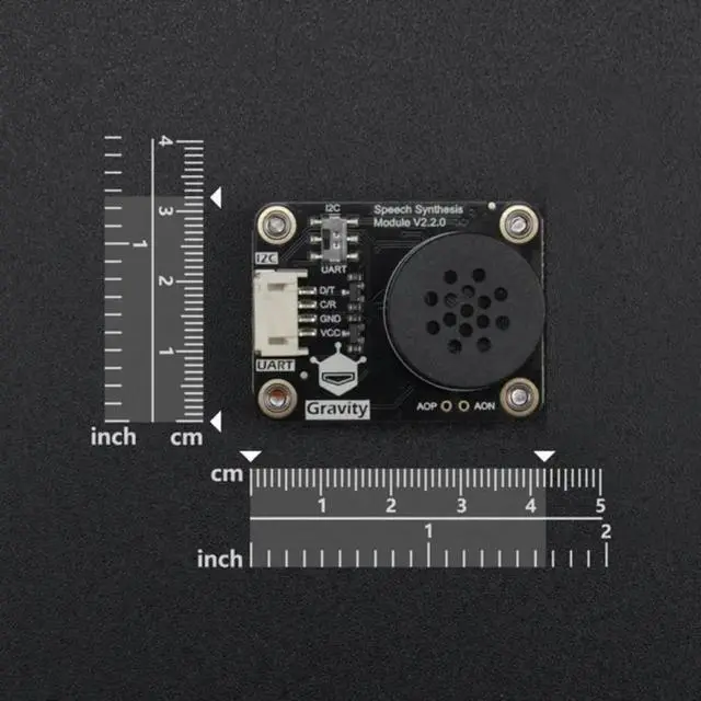 Alt view image 2 of 3 - DFRobot Gravity: Offline Chinese-English Speech Synthesis Module V2 Custom Entry Support Mind+