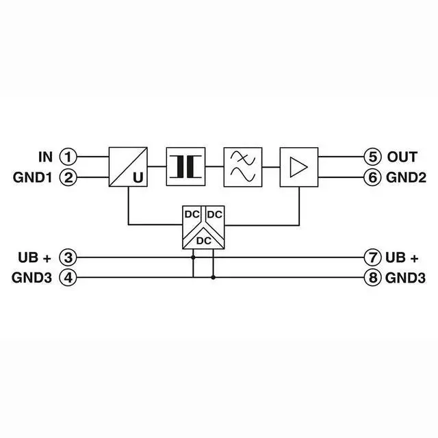 Alt view image 3 of 3 - 2810492 MINI MCR-BL-U-I-4 Signal Conditioner