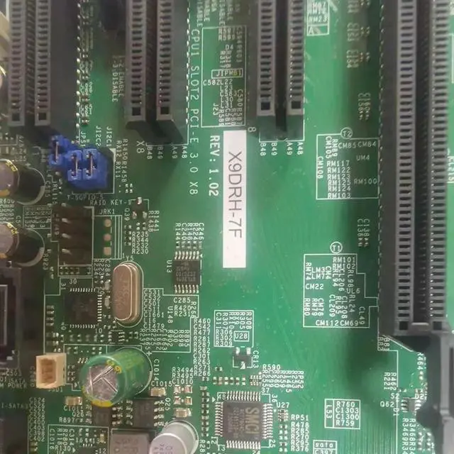 Main image of X9DRH-7F 2-Way Server E-ATX Motherboard LGA 2011 C602 DDR3 Xeon E5-2600 E5-2600 v2 Family PCI-E 3.0