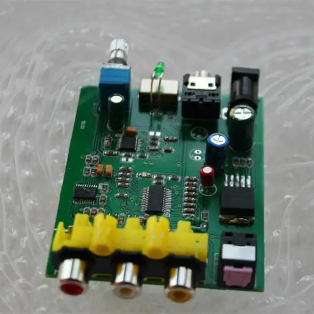 Alt view image 2 of 3 - High-Fidelity Digital Optical Coaxial Audio Converter to Analog TV Dual RCA SPDIF to 3.5mm Stereo