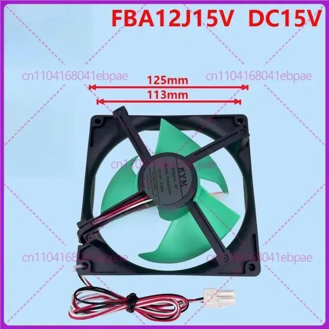 Alt view image 3 of 3 - Refrigerator Parts For Sharp refrigerator freezer freezer cooling fan motor FBA12J15V DC15V 0.28A