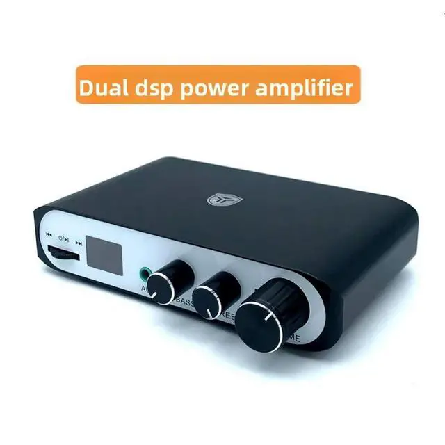 Alt view image 2 of 3 - JiYi Audio Hi-Fi Bluetooth 5.0 Amplifier Class D Dual Channel High Power Amplifier Home Use Bass and Treble