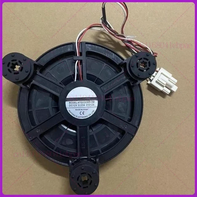 Alt view image 3 of 3 - Refrigerator fan fan HTG12030S12M DC12V 0.23A refrigerator accessorie