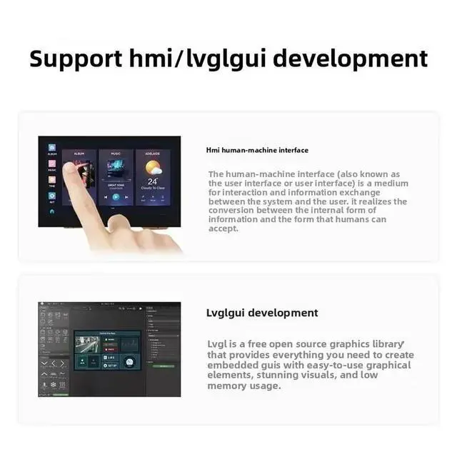 Alt view image 3 of 3 - ESP32-S3 Development Board with 4.3inch Capacitive Touch Display Supports Bluetooth LVGL/HMI Development