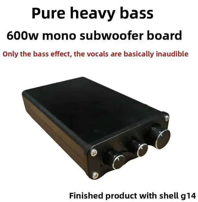 Main image of Tpa3255 600w high-power professional-grade subwoofer digital amplifier board - ready-to-use, adjustable low-frequency response