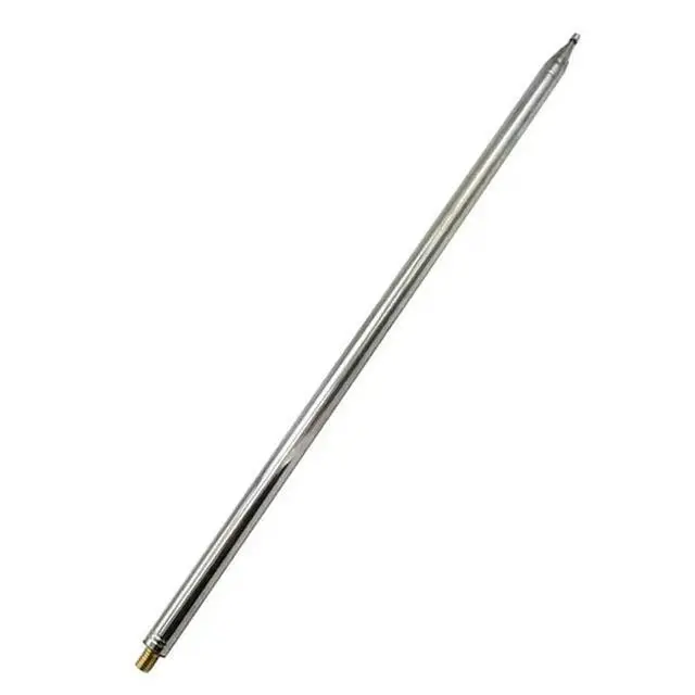 Alt view image 3 of 3 - 4Pcs 5.6M 201 Stainless Steel Whip Antenna Pull Rod For Radio Positive V Antenna GP Antenna DIY M10