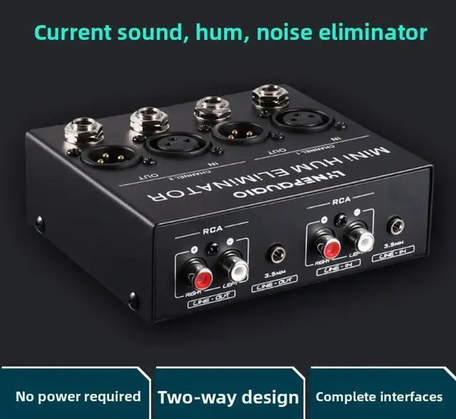 Alt view image 2 of 3 - Professional Audio Signal Headphone Speaker Cancellation Current Sound Buzzing Noise Eliminator