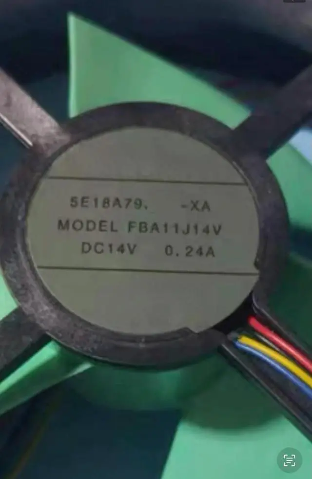 Alt view image 2 of 3 - For Panasonic refrigerator cooling four-wire fan FBA11J14V DC14 0.24A silent machine
