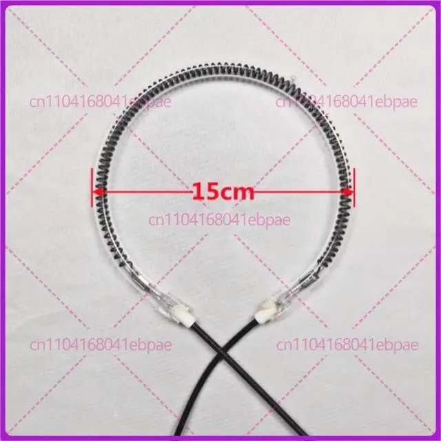 Alt view image 3 of 3 - 220V 1200W Light wave Oven Parts Carbon Fiber Round Heating Tube 15cm