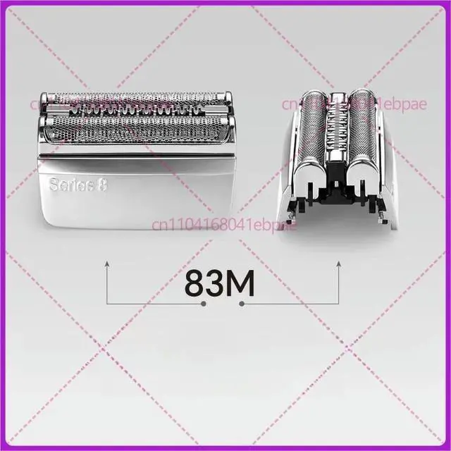 Alt view image 2 of 3 - For Braun razor head accessories knife mesh 83M omentum S8 series 8370CC 8390 8325s 8330