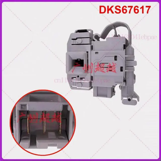Alt view image 2 of 2 - For Siemens Bosch Drum Washer Electronic Door Lock Door Switch Door Clip Accessory DKS67617