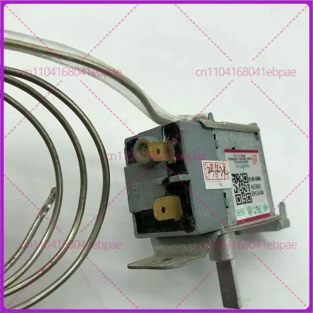 Alt view image 3 of 3 - Refrigerator Temperature Controller Parts WPF34E 1806104 2-Pins Sensor Probe Thermostat For Refrigerator