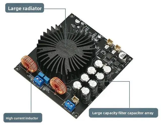Alt view image 3 of 3 - TPA3255 High Power Mono Digital HiFi Amplifier Board Class D Audiophile High Fidelity Amplifier 600W