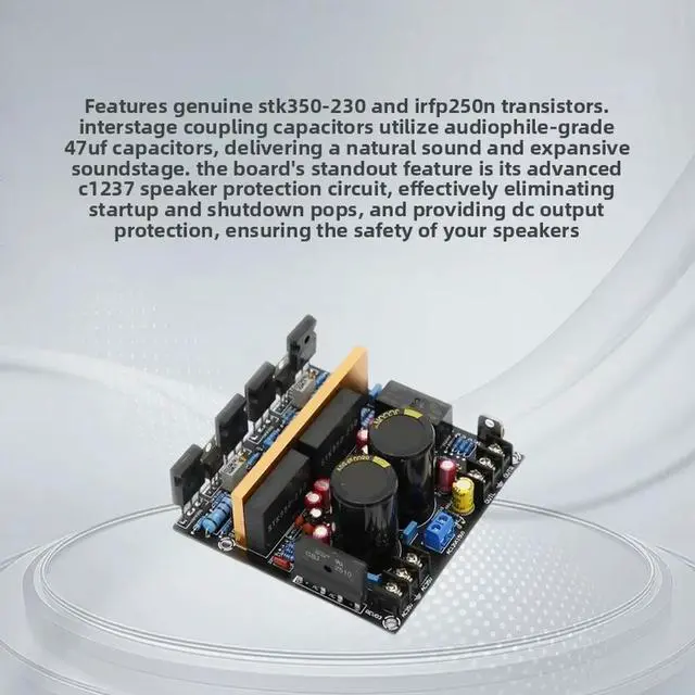 Alt view image 2 of 3 - STK350-230 Dual Channel Field Effect Transistor HiFi High Fidelity Human Voice Rich Classic Tube Amplifier Board