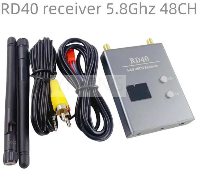 Main image of 1Pcs RD40 Receiver Dual-channel 5.8Ghz scanning 48-channel telephoto receiver/dual-antenna FR632 upgrade