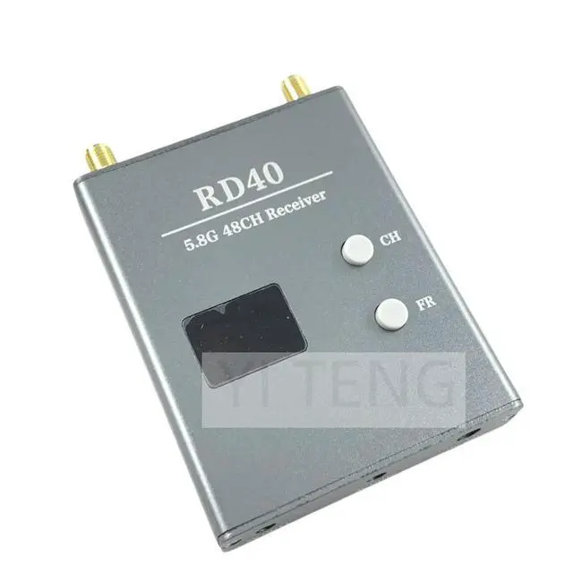 Alt view image 2 of 3 - 1Pcs RD40 Receiver Dual-channel 5.8Ghz scanning 48-channel telephoto receiver/dual-antenna FR632 upgrade
