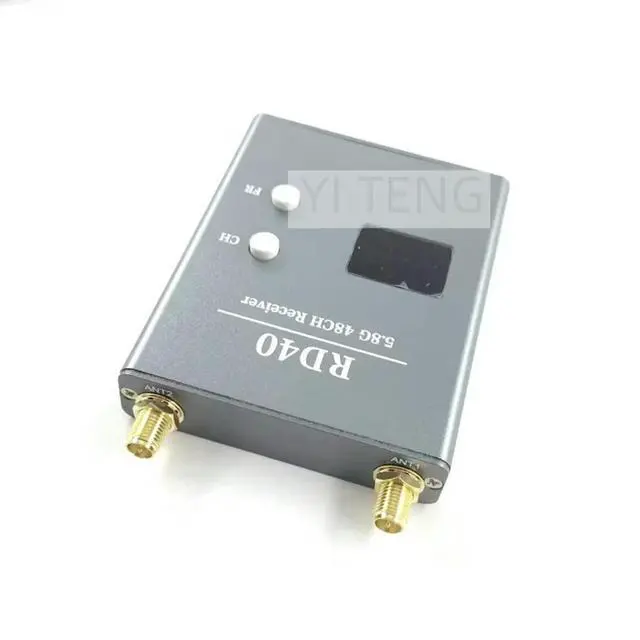 Alt view image 3 of 3 - 1Pcs RD40 Receiver Dual-channel 5.8Ghz scanning 48-channel telephoto receiver/dual-antenna FR632 upgrade