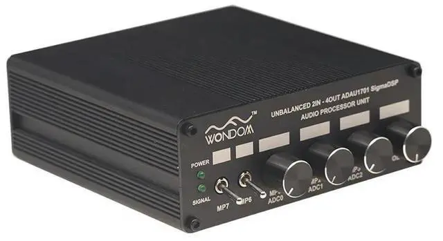 Main image of ADAU1701 2.1 4.0 DSP Audio Processing 24-bit ADC/DAC 2 In 4 Out Electronic Crossover for Subwoofer 48kHz Support SigmaStudio