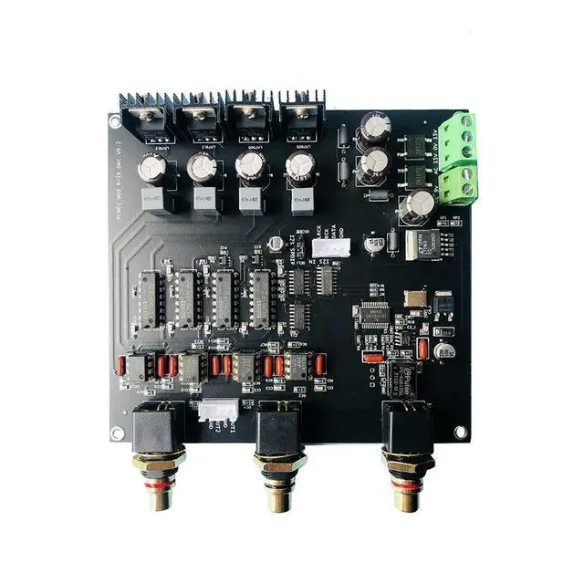 Alt view image 2 of 3 - Nvarcher R2R DAC PCM61 Quad-Parallel Differential Design Vinyl Style Decoder Board