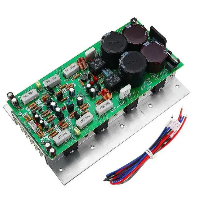 Alt view image 2 of 2 - Chip 2SA1943/C5200 400W+400W Dual Channel High Power High Heat Dissipation Finished Amplifier Board