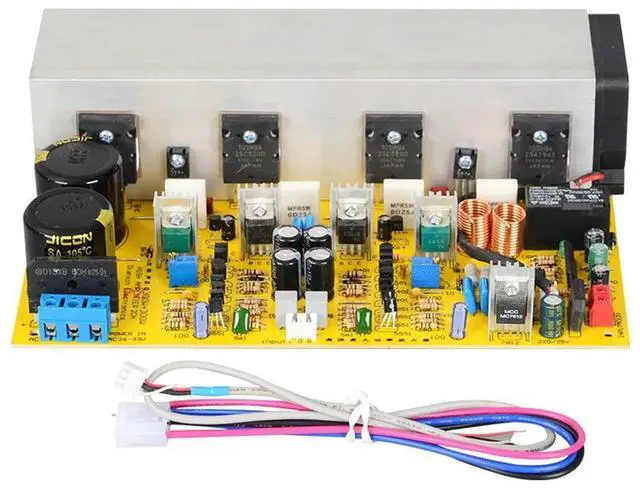 Alt view image 2 of 3 - Chip 1943/5200 300W Dual Channel High Power Amplifier Board with Heat Sink and Wiring Included