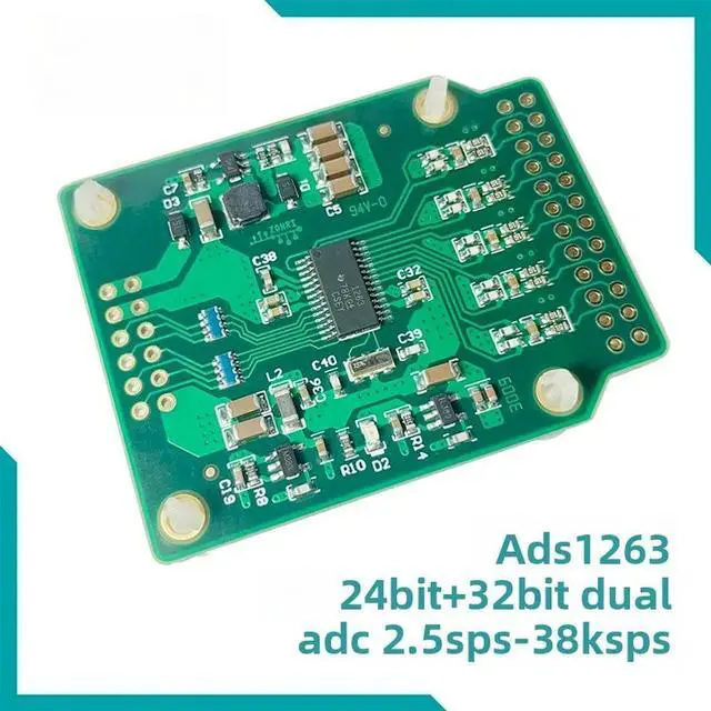 Alt view image 2 of 3 - ADS1263 32Bit High Precision ADC Module / 24Bit+32Bit Dual ADC / Analog-to-digital Conversion 38.4ksps