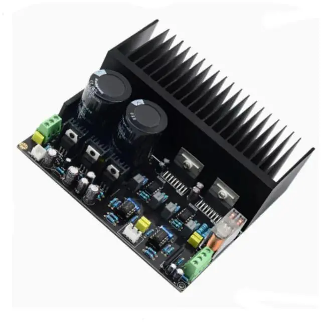 Alt view image 3 of 3 - TDA7293 High Power Amplifier Board OP07 Stereo Dual Channel 100W*2 DC Servo NE5534 Preamplifier