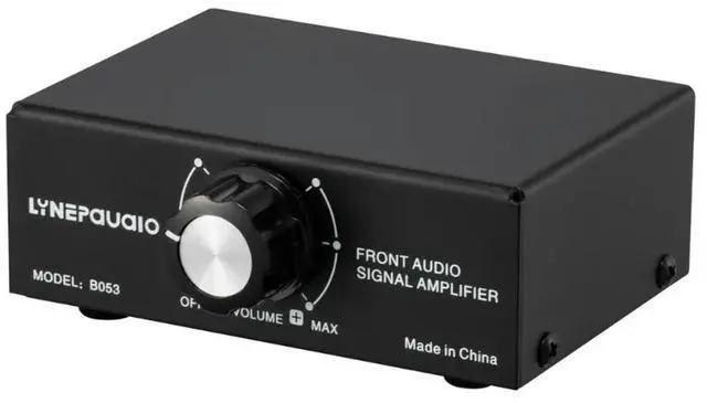Alt view image 2 of 3 - Headphone Speaker Instrument Stereo Amplifier Enhancer Preamp Sound Amplifier with Volume Adjustment Dual Channel Mixing