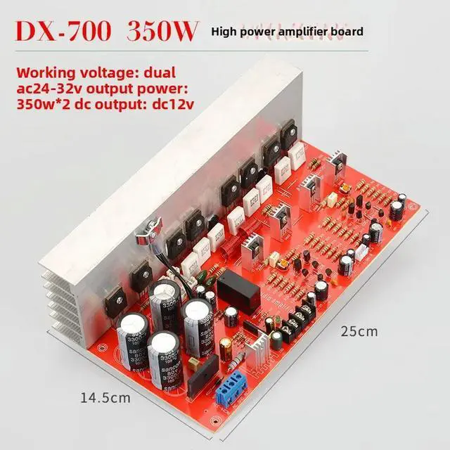 Main image of SanKen 350W+350W 2.0 Channel High Power Amplifier Board Finished Product