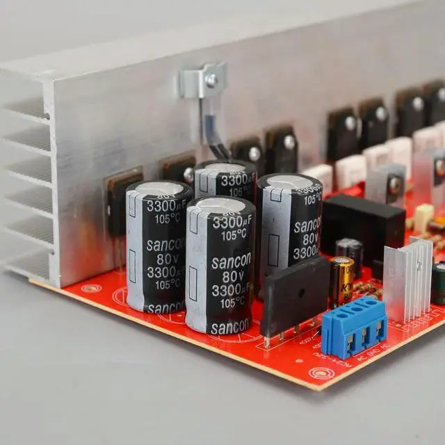 Alt view image 2 of 3 - SanKen 350W+350W 2.0 Channel High Power Amplifier Board Finished Product