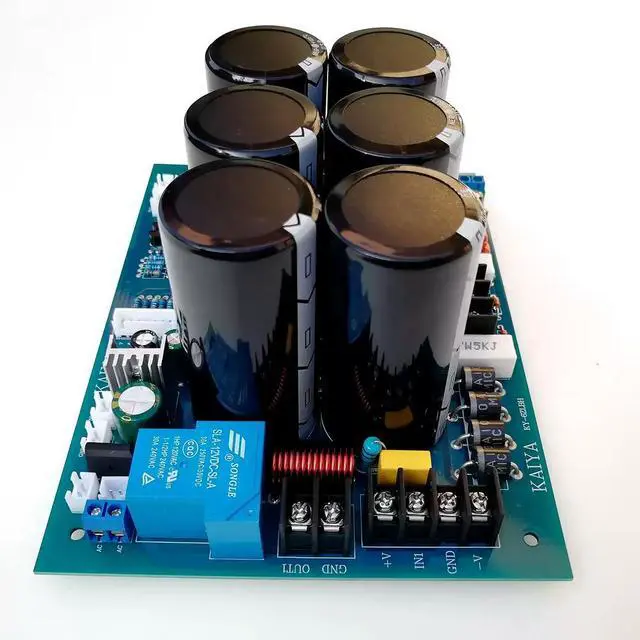 Alt view image 3 of 3 - High-speed tube rectifier filter power supply, audio power amplifier, speaker protection with 12V output integrated board 80V80A